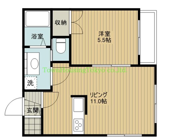 フランセーズの物件間取画像